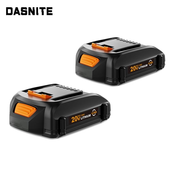WA3520 4.0Ah Replacement for Worx 20V Battery Lithium Ion Battery WA3578 WA3525 WA3520 WA3575 WG151s WG155s WG251s WG540s WG890 WG891 WG255s WG545s Cordless Power Tools,2Pack