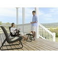 thumbnail image 4 of Keter Rio Resin 3 - Piece Conversation Set, All - Weather Plastic Patio Lounge Furniture, Brown Rattan, 4 of 19