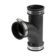 thumbnail image 1 of Supply Giant 6I79 Acoplamiento En T Flexible Con Abrazaderas De Acero Inoxidable 2"" Negro, 1 of 5