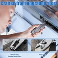 thumbnail image 5 of Mini Multitool 13 in1 Small Multitool with Serrated Scissors File and Safety Lock 402 Stainless Steel Multi Tool for Outdoor Adventures and DIY Present for Men, 5 of 9