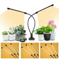 thumbnail image 2 of Mistaha USB Plant Grow Light Sunlight White Full Spectrum Angle Adjustable Desktop Clamp Growing Lamp for Indoor Plants 5 Dimmable Levels 4/8/12H Timer, 2 of 8