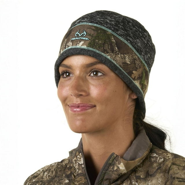 Bonnet de chasse en molleton de chandail gris pour femmes Realtree APX, 1 Chacun
