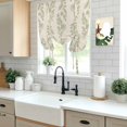 thumbnail image 5 of Green Botanical Balloon Curtains for Bedroom/Front Door/Bathroom, Pastoral Elegant Spring Floral Rustic Tie Up Curtains 63 Inch Length Light Filtering Kitchen Curtains Shades for Windows 46"x63", 5 of 8