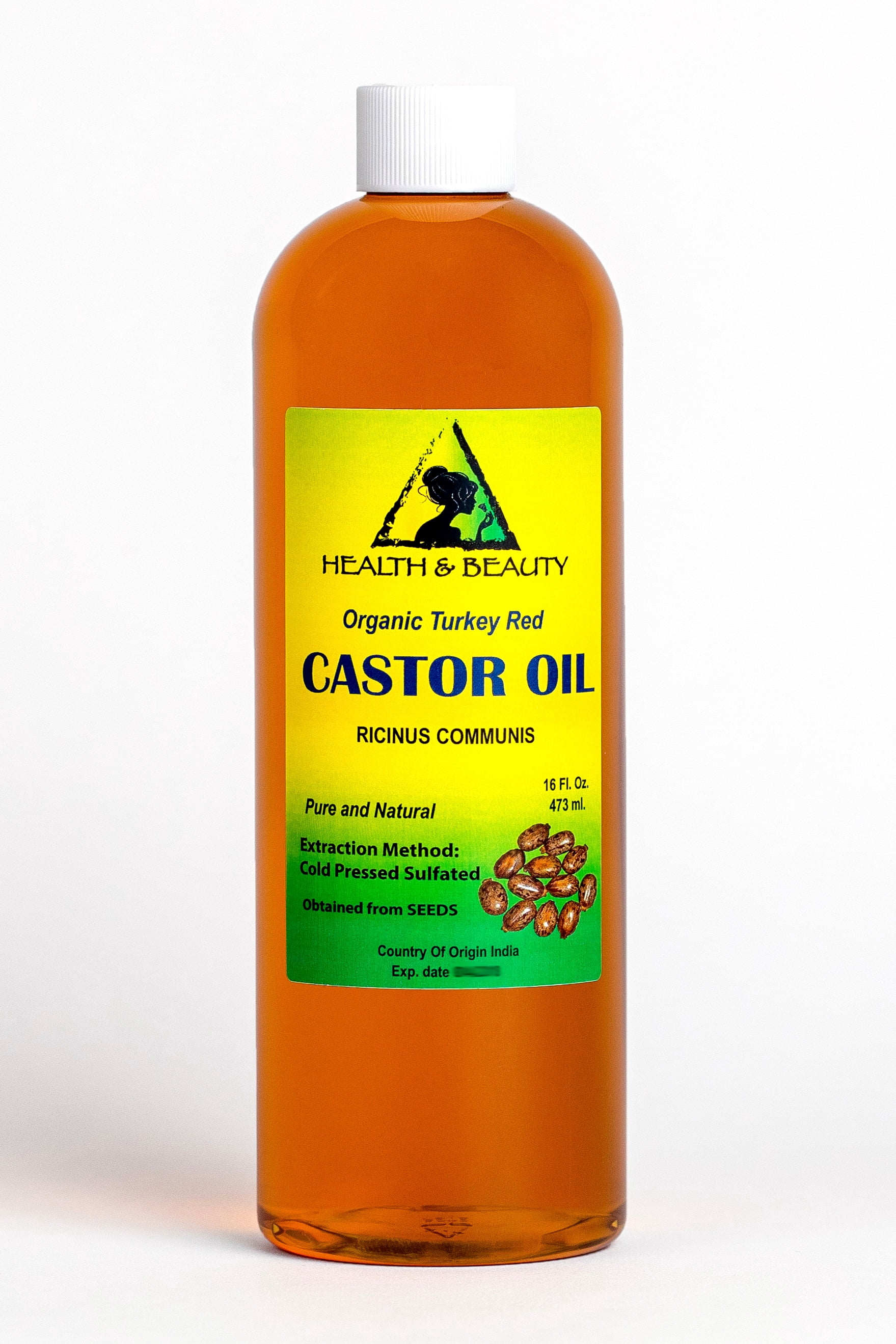 Castor Oil Turkey Red Organic Cold Pressed Hexane Free Pure 48 oz