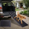 thumbnail image 1 of Tuqiang Dog Ramp for Car 71x16 Inch Foldable for Large Dogs Non Slip Surface Portable Pet Stair for Truck SUV, 1 of 7