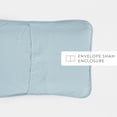 thumbnail image 6 of Noble Linens Pale Blue Square Pattern Quilted Coverlet Set, Full/Queen, 6 of 12
