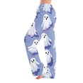 thumbnail image 2 of Zydvens Women's Halloween Pajama Pants - High Waisted Wide Leg Lounge Pants with Pockets - Elastic Drawstring Soft Sleepwear PJ Bottoms - Spooky Skeleton Ghost Pumpkin Printed Lounge Underwear S-3XL, 2 of 7