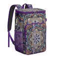 thumbnail image 1 of Colorful Floral Paisley Insulated Backpack Cooler, High-Performance Insulation, Leak-Proof & Waterproof, Perfect for Summer Trips, Camping, and Outdoor Fun, 1 of 3