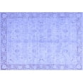 thumbnail image 1 of Ahgly Company Indoor Rectangle Oriental Blue Modern Area Rugs, 4' x 6', 1 of 4