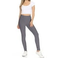 thumbnail image 4 of Women's Ruched High Waist Workout Running Yoga Leggings with Pockets, 4 of 6