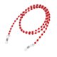 thumbnail image 1 of Qarigey Gafas de moda con perlas de imitación, cadena para el cuello, gafas de sol con cordón, accesorios para montura de gafas de lectura Cadenas y cordones para anteojos Rojo Qarigey AP000292-01, 1 of 6