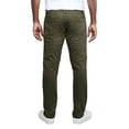 thumbnail image 2 of X RAY Men's Stretch Cargo Pants, Casual Flex Hiking Multi-Pocket Tactical Work Slim Fit Cargo Pants for Men, Olive, 42X32, 2 of 6