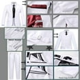 thumbnail image 4 of Lycody 6pcs Boys Suit Set Slim Fit Kids Formal Suits  for Teen and Kids Toddler Tuxedo Wedding Ring Bearer Outfit Prom Party Classic Suits, 4 of 7