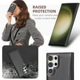 thumbnail image 5 of for Samsung Galaxy S24 Ultra PU Leather Detachable Magnetic Wallet Case, Zipper Pocket Card Slots Multifunctional Rugged Full Body Protection Wrist Strap Magnetic Buckle for Galaxy S24 Ultra - Black, 5 of 7