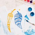 thumbnail image 3 of 1 Sheet of Mesh Screen Stencil Silk Screen Printing Stencil Decorative Silk Screen Stencil Washable Stencil, 3 of 4