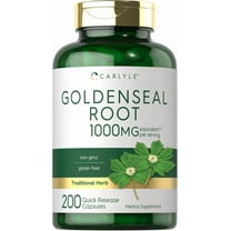 Goldenseal Root Extract 1000mg | 200 Capsules for Men and Women | by Carlyle