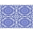thumbnail image 1 of Ahgly Company Machine Washable Indoor Rectangle Transitional Ocean Blue Area Rugs, 4' x 6', 1 of 7