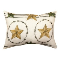 Western Borders Barbed Wire Climaweave Pillow 13"X18" Indoor/Outdoor
