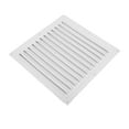 Metal Louver Air Ventilation Grille Cover Square White Vent Insect
