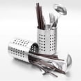 thumbnail image 3 of Chopstick Rack Kitchen Storage Rack Cutlery Rack Cage Drain Rack Storage Spoon Chopstick Storage Rack, 3 of 6