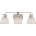 thumbnail image 1 of Quoizel Dublin 3 Light Vanity Light in Brushed Nickel, 1 of 6