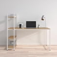 thumbnail image 2 of Glenwillow Home Ames Reversible Gaming Desk in White/White Oak, 2 of 10