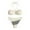 White, variant on Bixock Swimsuit for Women,Bikinis Sets for Women,Women's Swimsuit Solid Color with Padded Bra Backless Bottom 2 Piece Bikini Set Swimsuit