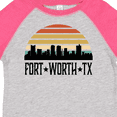 thumbnail image 4 of Inktastic Fort Worth Texas Skyline Retro Boys or Girls Toddler T-Shirt, 4 of 5
