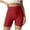 Red, variant on Plebaso Women's Biker Shorts Seamless High Waist Yoga Shorts Stretch Athletic Workout Short Leggings