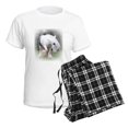 thumbnail image 4 of CafePress - All White Stallion Women's Light Pajamas - Women's Short Sleeve Print T-Shirt and Pants Light Cotton Pajama Set, 4 of 7