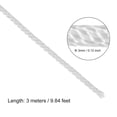 thumbnail image 2 of Unique Bargains Recoil Starter Rope 3mm Dia. 3 Meter 9.8ft Polyester Pull Cord for 152F 154F Lawn Mower Trimmer Engine Part, 2 of 3