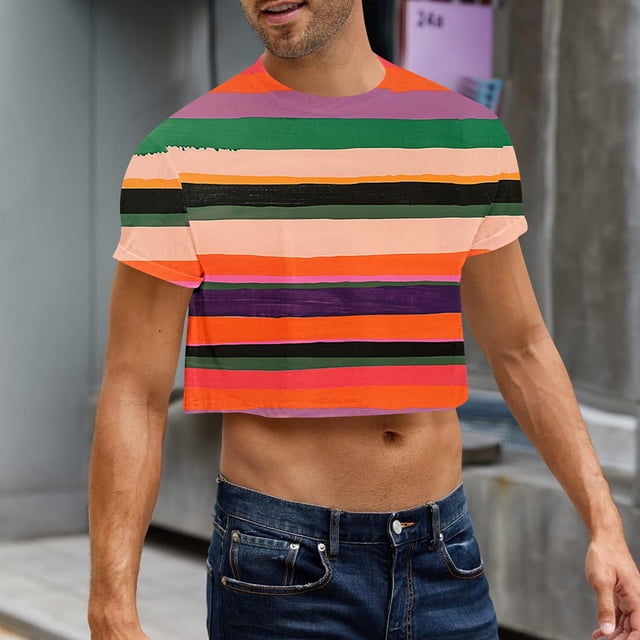 Blusas y camisas de manga corta y cuello redondo para hombre, blusas de verano con estampado y mangas cortas para hombre.