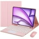 thumbnail image 1 of Funda con teclado táctil para iPad Air de 13 pulgadas (M3) 2025, (M2) 2024 y iPad Pro de 12,9 pulgadas, con mouse - Teclado Bluetooth táctil magnéticamente desmontable, 1 of 8