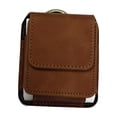 thumbnail image 1 of Funda para teléfono con cinturón y ranura para cinturón, bolsa de cintura compacta y protectora para escalada, exploración diaria, mochilerismo marrón claro, 1 of 8