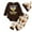 W-Coffee8, variant on Baby Boys Outfits Letter Cow Print Short Sleeve Romper Bodysuit Tops And Pants With Hat Toddler Kids Cute 3Pcs Set Summer Clothes