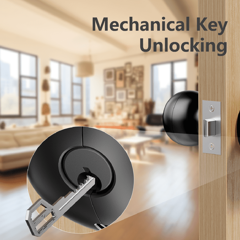 TMEZON WiFi Smart Fingerprint Door Lock - Biometric Keyless Entry With TUYA App - Refurbished DH-T8 Model