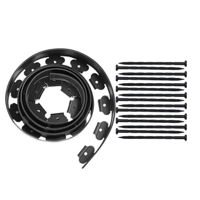Garden Edging Lawn Edger Border Grass Gravel Fence Retaining Plate