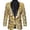 Gold, variant on Blazer Sparkle Suit Disco Prom Jacket Party Shiny Tuxedo Banquet Celebration Fashion Sport Coat for Mens Adult