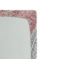 thumbnail image 2 of Ambesonne Ethnic Fitted Sheet, Ombre Mandala Boho Art, Twin XL Size, Grey Red, 2 of 2