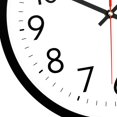 thumbnail image 4 of Reloj de pared Lumuasky, silencioso, no hace tictac, 30 cm, cuarzo, negro, 4 of 9