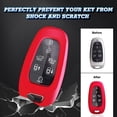thumbnail image 5 of Xotic Tech Red Soft TPU 360°Full Protection Remote Key Fob Cover Case Compatible with Hyundai Sonata Tucson Santa Fe 2020-2022, 5 of 9