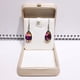 thumbnail image 4 of Pendientes de gota de agua de cristal populares, pendientes de gancho rojo de moda femenina, 4 of 6
