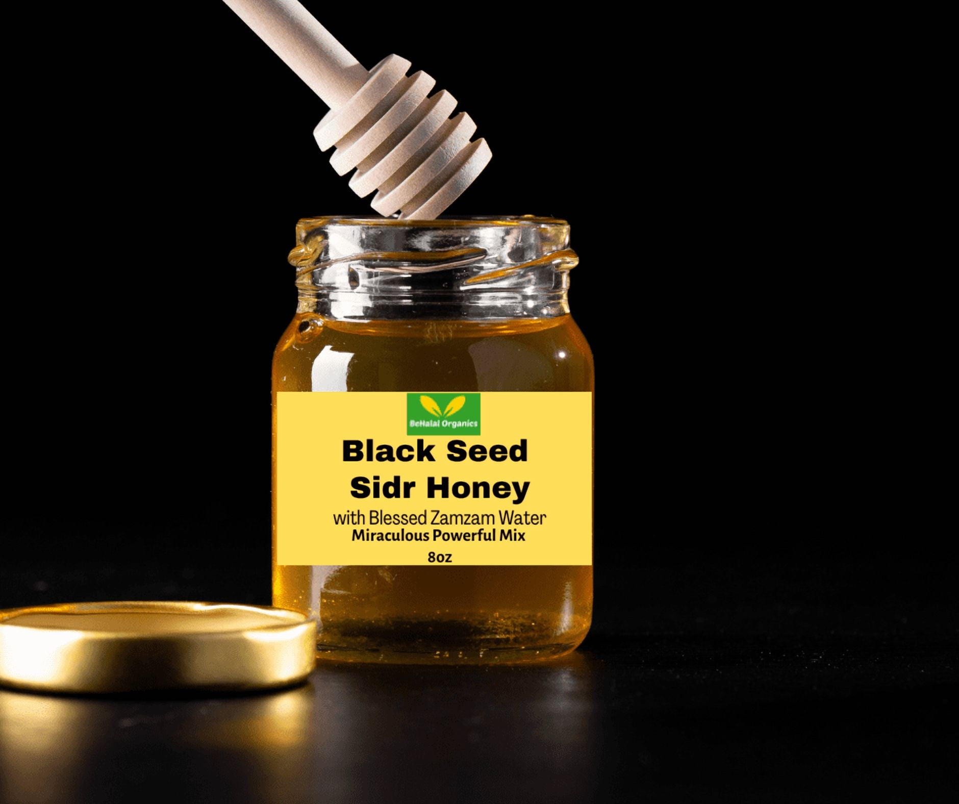 Sidr Honey With Black Seed &  Zam Zam 8oz