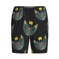 thumbnail image 4 of Fotbe Faces Of The Cat Pajama Shorts for Men, Men's Pajama Bottoms, Sleepwear,Short Pajama Pants-XX-Large, 4 of 9
