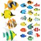 thumbnail image 1 of 24 Pcs Tropical Fish Toys Vivid Plastic Fish Models Preschool Educational Fish Figures for Children Kids, 1 of 3