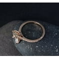 thumbnail image 4 of HeartsAndYou 2ct Natural Peach Morganite & Diamond Accents Ring 100% REAL 14k SOLID Rose Gold, 4 of 9