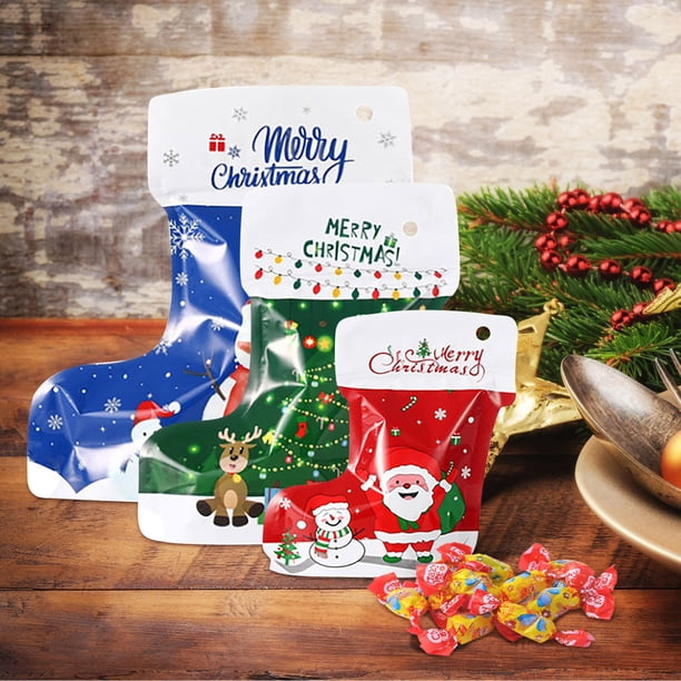 Christmas Socks Gift Bag and Christmas Tree Pendant Decoration for Creative, Heartwarming Holiday Gifting