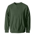 thumbnail image 5 of Corduroy Sweatshirts for Men 2026 Fall Winter Long Sleeve Plain Relaxed Fit Crewneck Sweatshirt Mens Pullover Top, 5 of 5
