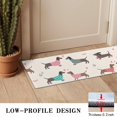 thumbnail image 3 of Colorful Funny Dachshund Door Rugs,Washable Non Slip Door Mats Indoor,Decorative Door Mats,Entry Mat Indoor for Entrance,Bedroom,Kitchen,Bathroom,16"x47", 3 of 6