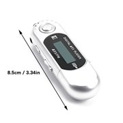 Miniture MP3 Player USB Charging Design Builts In Lithium Batteries Supports MP3 WMA Format Auto Power Saving Mode
